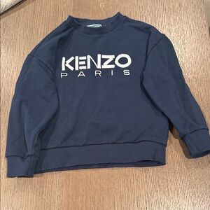 Kenzo Navy Blue Logo Sweatshirt